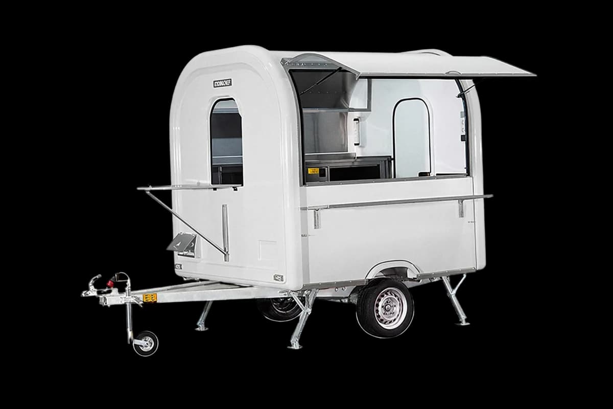 Remorque food truck Ekobox 220 en Blanc